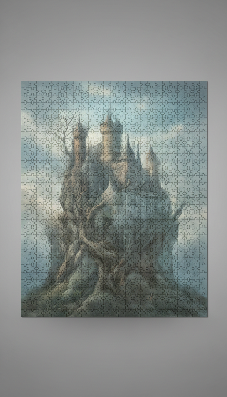 Chinese Scroll Minimalist Puzzle